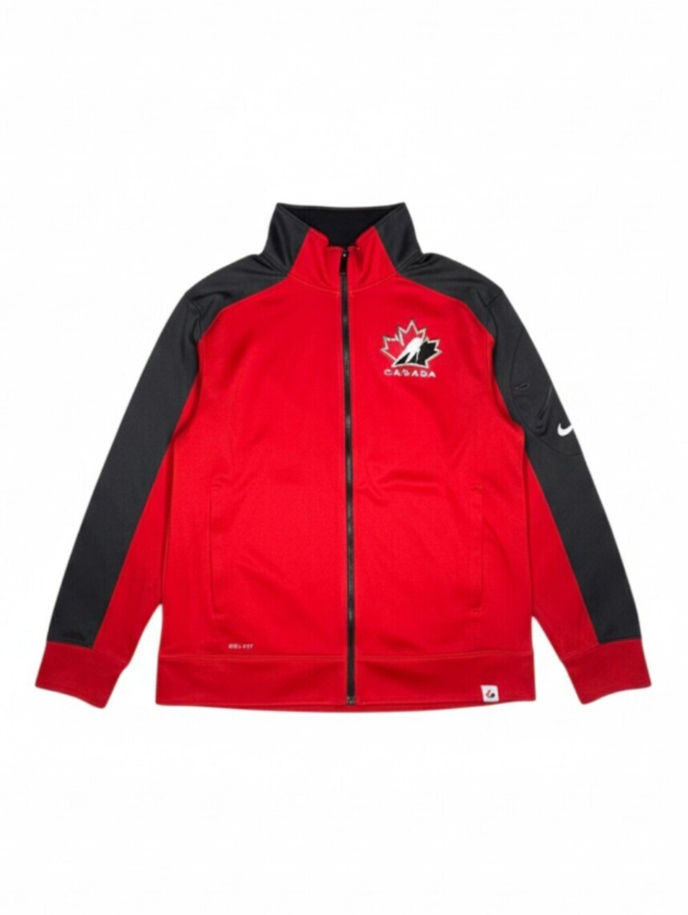 Nike Dri-FIT Canada Men's Tracksuit Jacket XL Red Black